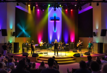 Band-Setup für eine Freikirche